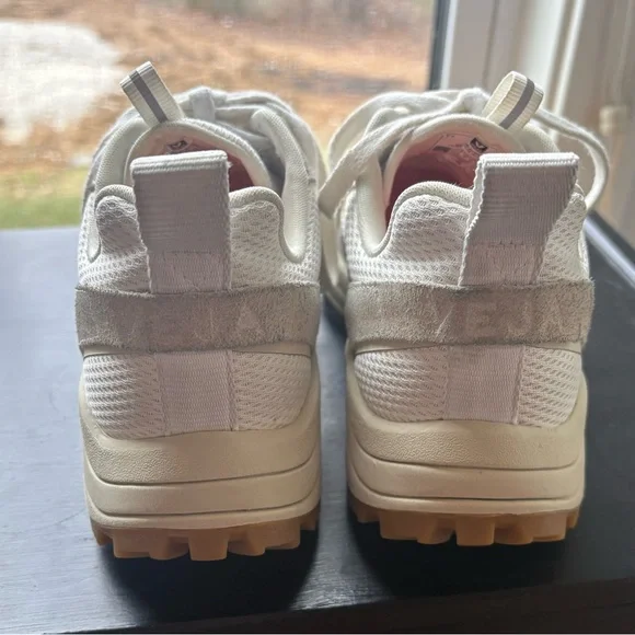 Veja White and Tan Women's Sneakers - Picture 6 of 13